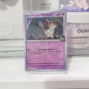 Pokemon Mimikyu Card